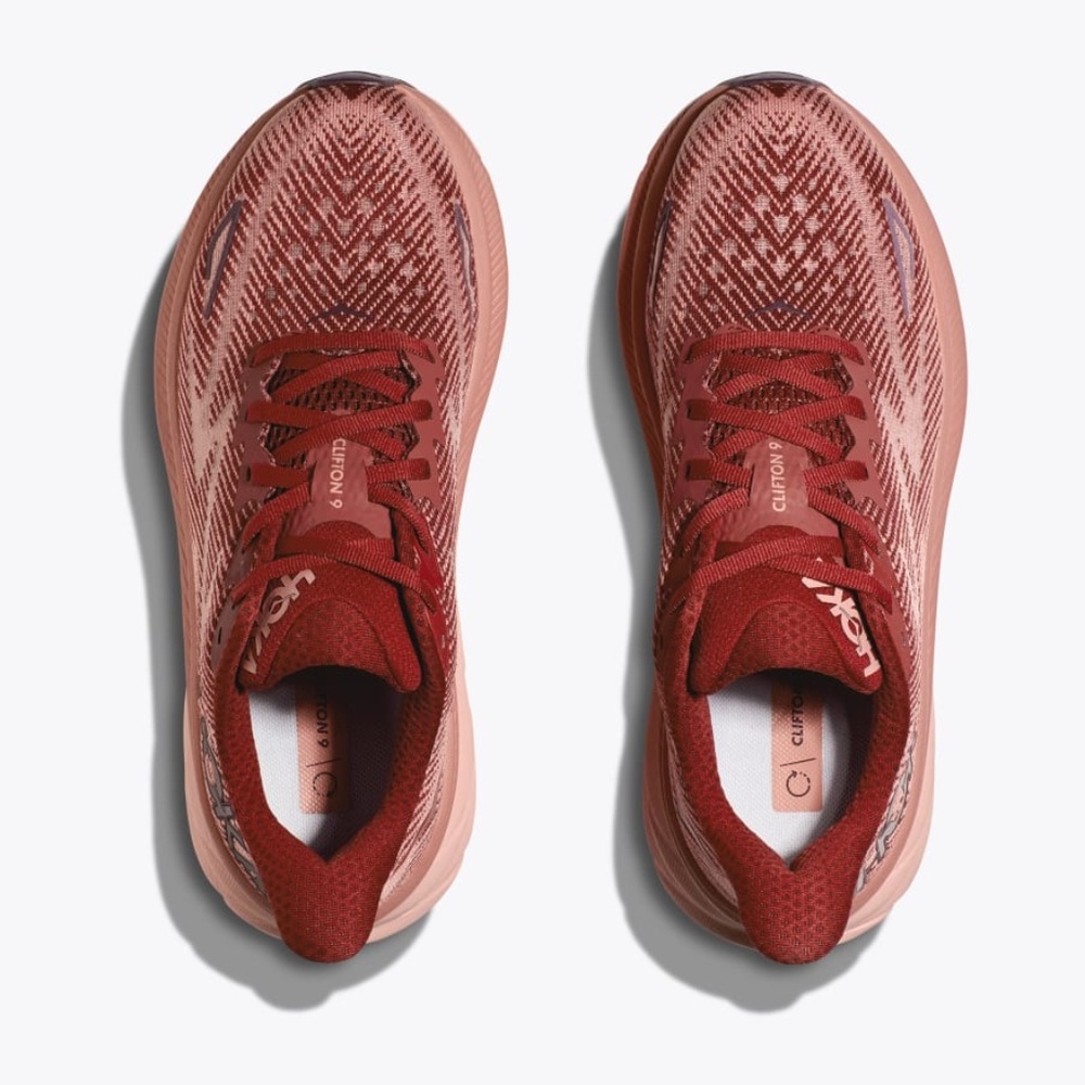 Hoka Clifton 9 in Rust/Earthenware